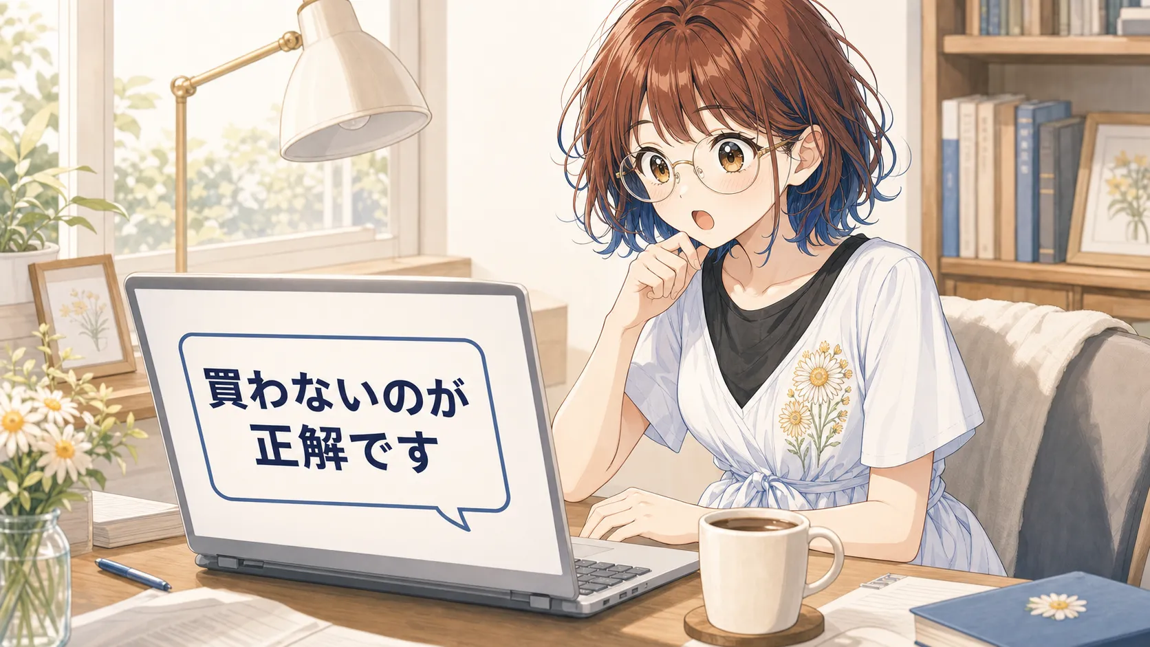 AIに「買わないのが正解です」と言われて驚くsuzumin