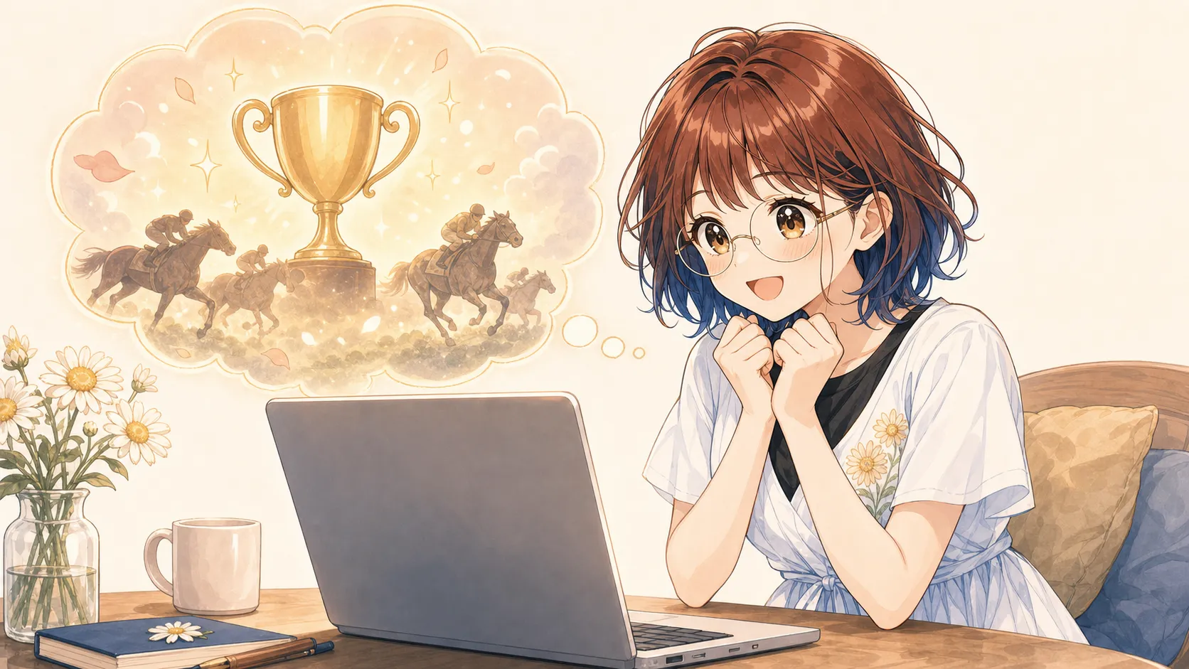 勝てるかもとワクワクしながらAIに予想を頼むsuzumin