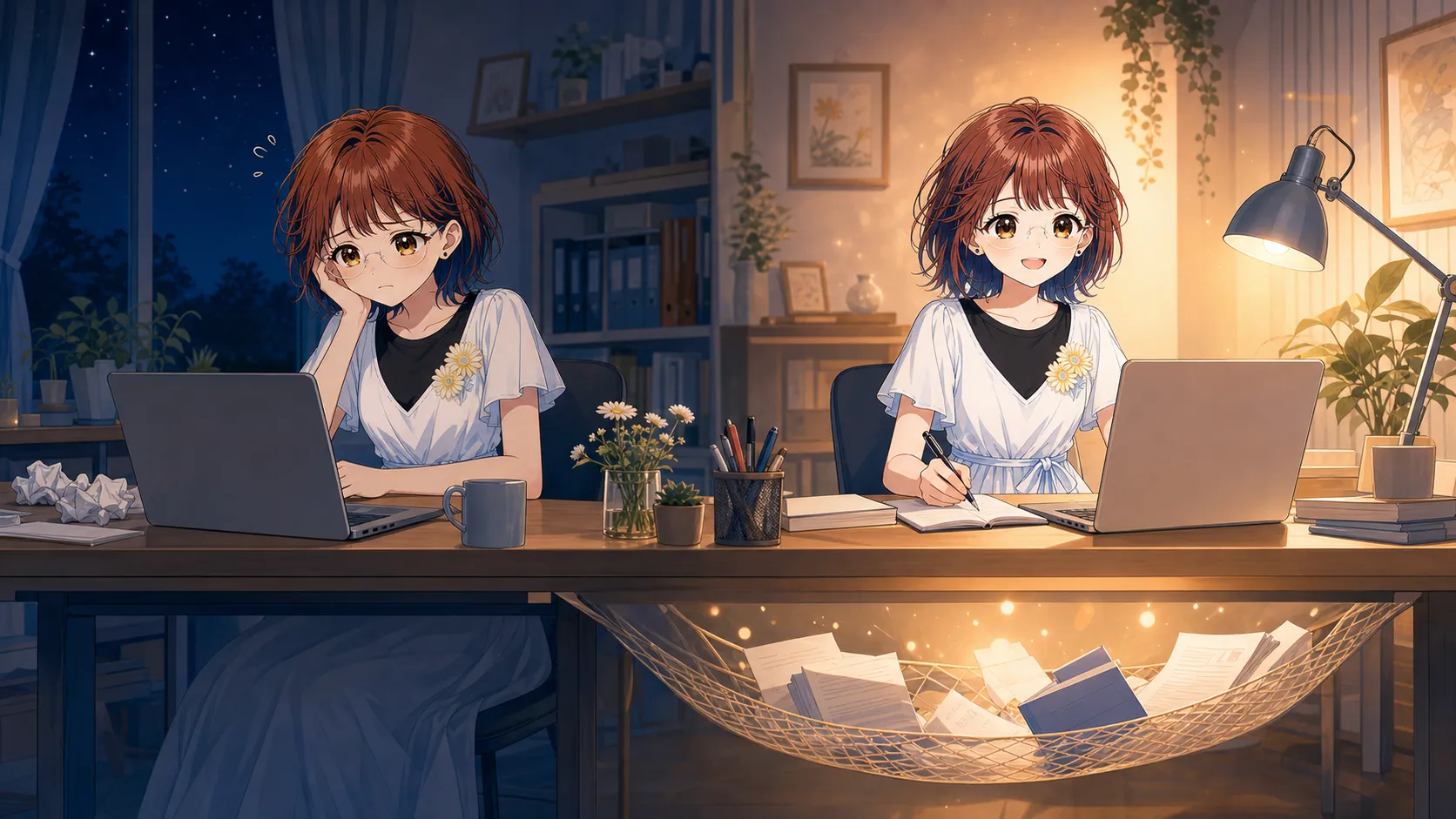 備えがない夜と安心して再開できる夜を比較するsuzumin